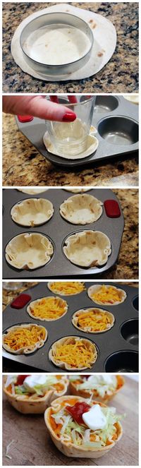 How to Make Muffin Tin Chicken Tacos