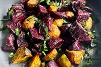 The bay salt makes the crispy beets irresistible.