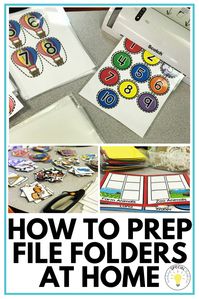 How to Prep File Folder Tasks at Home! - Teaching Special Thinkers