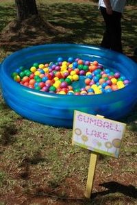 Candy Land birthday party... would be cute as an indoor deco too as a ball pit for the little ones