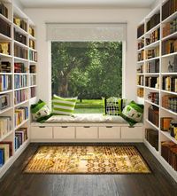 Create reading space within your home library