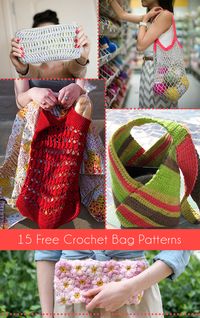 15 Free Crochet Bag Patterns - Dream a Little Bigger