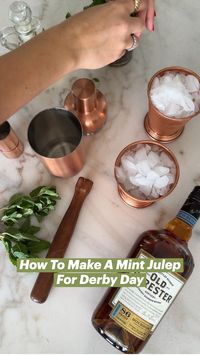  · 1 serving

 

Ingredients

2 oz Old Forester 86 Proof

0.75 oz simple syrup

8-10 mint leaves, for muddling 

Crushed ice

3 sprigs of mint, for garnish

