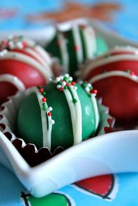 Baked Perfection: Christmas Cookie Dough Truffles