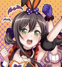 "bang dream/bandori" tae, saaya, arisa, kazumi and rimi matching pfps! (for 5) 
(halloween)