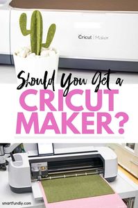 AD: What REALLY happened when I got a Cricut Maker ... I brought it to a scrapbook crop without ever using it before. See what happened, the pros and cons of the Cricut Maker, and how to choose the best Cricut machine for you #smartfundiy #Cricut #CricutMaker #papercrafts #DIY #crafts #scrapbooking #diecut #crafter @officialcricut #cricutmade