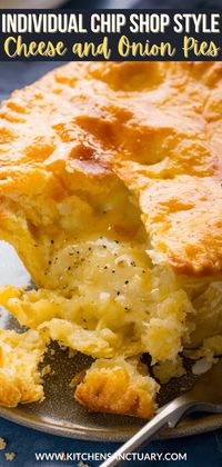 Buttery shortcrust pastry stuffed with a beautiful gooey cheese, potato and onion filling. A fantastic meat-free pie and comforting dinner.