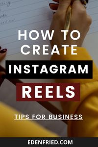 Instagram is a great way to build your business. Check out this blog post about how you can use it as an effective marketing tool with Instagram reels! You'll learn that even if you're not the most tech-savvy person, there are ways for anyone to get started on their own IG reel--all without having any experience in video editing or graphic design. #instagramtipsforbusiness Instagram reels I reels instagram ideas I reels tutorials I how to use reels for business