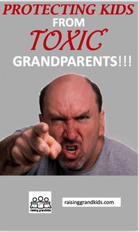 Parents need to know how to protect kids from toxic grandparents. It's ok for parents to stay away from grandparents if they feel they are being toxic in any way. These 7 RED FLAGS will determine if you need to protect your kids from toxic grandparents.