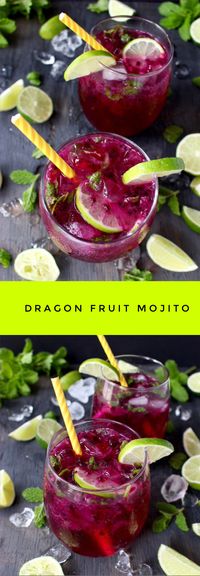 Dragon Fruit Juice Mojito | CiaoFlorentina.com