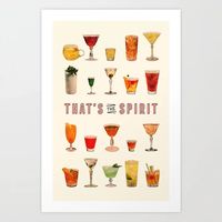 Buy That's the Spirit Art Print by tylervarsell. Worldwide shipping available at Society6.com. Just one of millions of high quality products available.