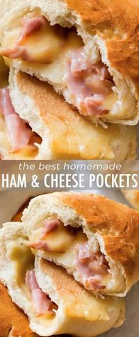 Freezer-friendly comfort food goodness! Homemade Hot Pockets on sallysbakingaddiction.com