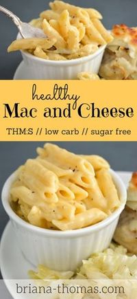 Healthy Mac and Cheese // THM:S, low carb, sugar free