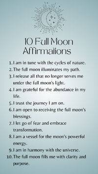 🌕 Embrace the Power of the Full Moon with our Lunar Affirmation Cards! Tap into the mystical energies of the moon phases with these beautifully designed cards. Whether you're a seasoned practitioner or new to moon rituals, our Full Moon Affirmations are the perfect companion for your spiritual journey.    • Full Moon Manifestation  • Lunar Affirmations  • Moon Phase Cards  • Spiritual Self-Care  • Positive EnergyMoon Ritual  • Printable Affirmations  • New Moon Magic  • Self-Reflection  • Moon Healing  • Self-Discovery  • Guided Meditation  • Self-Empowerment  • Mindful Living  • Moon Cycle  • Gratitude Practice  • Inner Strength  • Lunar Guidance  • Positive Intentions  • Self-Love Journey  • Manifesting Dreams  • Self-Alignment  • Lunar Wisdom  • Full Moon Blessings