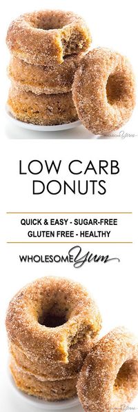 Low Carb Donuts Recipe – Almond Flour Keto Donuts (Paleo, Gluten Free) - This keto low carb donuts recipe is made with almond flour. They're even paleo, gluten-free, and easy using common ingredients!