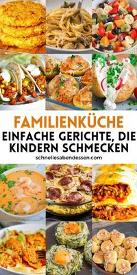 Meist ist in einer Familie mit Kindern eh schon viel zu viel zu tun. Das Mittag- oder Abendessen kann dabei nicht ewig Zeit in Anspruch nehmen.