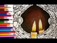 (8) Color Realistic Candle Light With Powder Blender And Arteza Pencils - YouTube