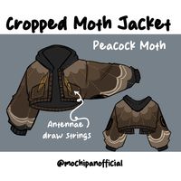 (Interest Check) Peacock Moth Cropped Jacket – Mochipan