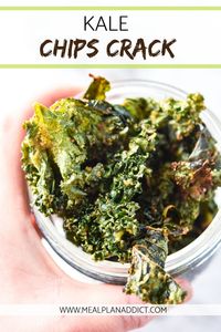 Kale Chips | Veggie Chips | Healthy Snack | Snack Recipe | Kale Recipe | Meal Plan Addict