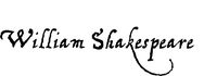 Renaissance William Shakespeare Type Handwriting Fonts at the Walden Font Co.