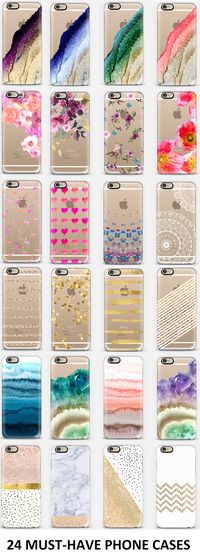 24 must-have phone cases// something plain or mostly plain; maybe with gold or marble accents