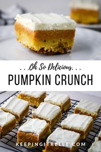 It’s fall! You know what that means. . .bring out pumpkin everything. But, wait you can’t be over pumpkin just quite yet. Not until you’ve tried this pumpkin crunch recipe.