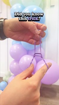 🎈 Balloon Garland Hack Alert! 🎈 Did you know you can easily add 5” balloons to your garland using an elastic band? It’s a game-changer! #balloontipsandtricks #balloontips #balloonlifehack #quicktip #quicktutorial