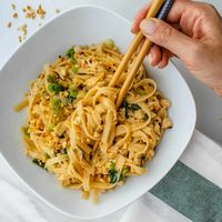 Creamy Peanut Noodles (Easy Vegan)