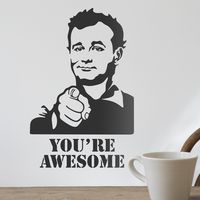 Vinilos Decorativos: Bill Murray #vinilo #pared #decoracion #deco #cine #bill #murray #TeleAdhesivo