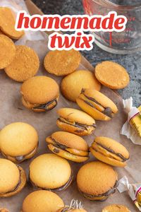 No Bake Homemade Twix with Vanilla Wafers tastes like Twix Candy Bars and, literally, takes minutes to make and will satisfy any craving!