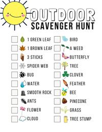 10 of the Best Scavenger Hunt Ideas for Family Fun | Outdoor scavenger hunts, Scavenger hunt for kids, Summer activities for kids