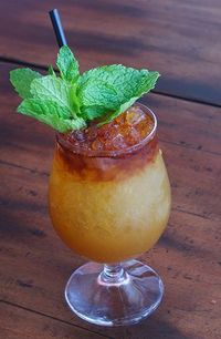 Montegomatica 1 1/2 oz. J. Wray & Nephew White Overproof Rum 1 oz. Fernet Branca 1 oz. velvet falernum 1 oz. fresh lime juice Garnish: mint sprig