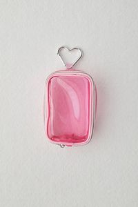 Keep your essentials close by with this PVC pouch that’s perfect for carrying your collection of figures. Complete with a carabiner clip for easy carrying. Features PVC pouch keychain Perfect for carrying your mini figures Ready to carry with a heart-shaped carabiner clip Content + Care Includes case & carabiner clip 70% PVC, 10% aluminum, 10% fabric, 5% polyester, 5% PE Wipe clean Imported Size Dimensions: 4.1" l x 2.8" w x 1.6" h Weight: 0.1 lbs | Pouchette Keychain in Pink at Urban Outfitters