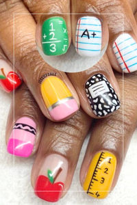 Get ready to head back to school in style with our collection of 40 adorable nail designs! Whether you prefer simple short nails or long designs, we've curated a variety of cute and fun options suitable for both teachers and kids. Elevate your nail game with these back-to-school inspirations, perfect for transitioning from summer to the classroom. Get inspired with these delightful nail designs that capture the essence of the new school year. 📚✏️💅 #BackToSchoolNailDesigns #NailArtInspo #School