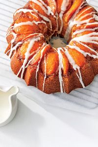 Peach-Bourbon Upside-Down Bundt Cake Recipe