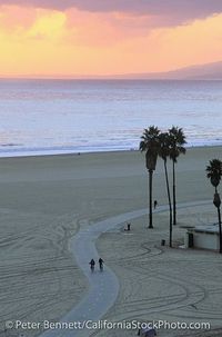 Santa Monica State Beach and Bicycle Path, Santa Monica, California (LA) by peterbphoto1390, via Flickr