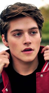 Froy Gutierrez//male, young adult, teen, freckles, blond hair, sandy hair, blue eyes, tan