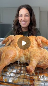 Jess Pryles | #ad I mean it when I say CRISPY! And let’s be honest, the skin is always the best part of a roast chicken. I used @heb natural roasting... | Instagram