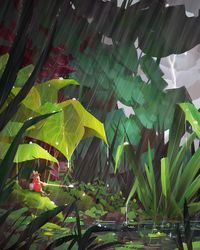 arrietty in the rain by spiridt.deviantart.com on @DeviantArt