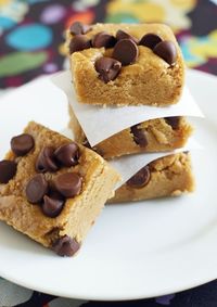 Chocolate Chip Cookie Dough Fudge (seriously.) - Bake at 350°