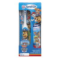 Kid’s Spinbrush Battery Toothbrush & Orajel Kids Anticavity Fluoride Toothpaste Holiday Pack, Paw Patrol | Walmart Canada