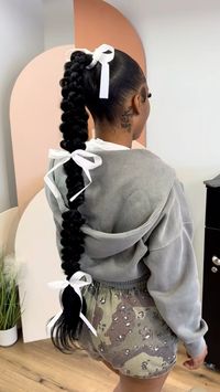 #sleek #ponytail #bows #hair #hairstyles #ponytailblackhairstyles #swoopponytail #blackhairstyles #backtoschoolhairstyles #cutehairstyle #cutehairstylesforteenagegirl #quickweave