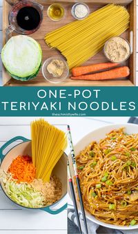 This is a one-pot masterpiece, Teriyaki Noodles Recipe with Vegetables. This easy vegetarian meal is made with vegetables, noodles, and a simple homemade sauce all made in one pot! Perfect as a meatless main dish or the perfect accompaniment to teriyaki chicken. Ready in 25 minutes, your family will fall in love! Recipe | Easy | With Spaghetti | Vegetarian | Homemade