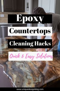 Hey, I just tried out this guide for cleaning epoxy countertops and it's amazing! The hacks are not only super easy but also incredibly effective. I always struggled with keeping my countertops looking shiny, but this guide made it so simple. The steps are clear and the results are immediate. You've got to check it out, especially if you're looking for a hassle-free way to keep your kitchen looking great. Trust me, it's a game-changer!"