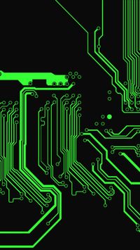 Art & Line PCBA Electronic Green Color Circuit Board Design Wallpaper in Blue Background #art #line #circuit #wallpaper #blue #background #pcba #electronic #board #green