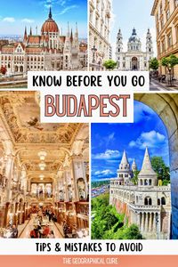 Planning a trip to Budapest Hungary? Here's my list of 15 must know tips for visiting Budapest. These tips will help you avoid mistakes in Budapest and have a smoother trip. Budapest is one of Europe's best-loved city breaks, with a treasure trove of 19th century architecture. But Budapest can be challenging and there were things about Budapest that irked me. So here's what you should know before you go, so you can have an efficient trip, plan the perfect Budapest itinerary, and avoid pitfalls.