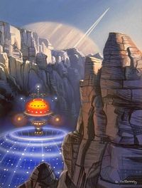 Canyon Station by AlanGutierrezArt