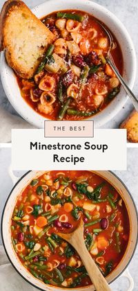 The Best Minestrone Soup Recipe | Ambitious Kitchen