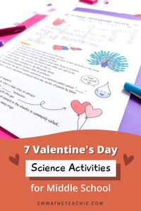 Celebrate Valentines Day with some fun science activities for your students! Here are 7 ideas to try ❤️