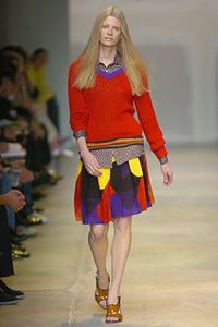 Prada Spring 2005 Ready-to-Wear Fashion Show - Kristen McMenamy